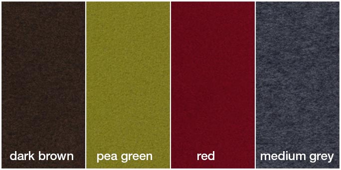 Fleece fabric colours